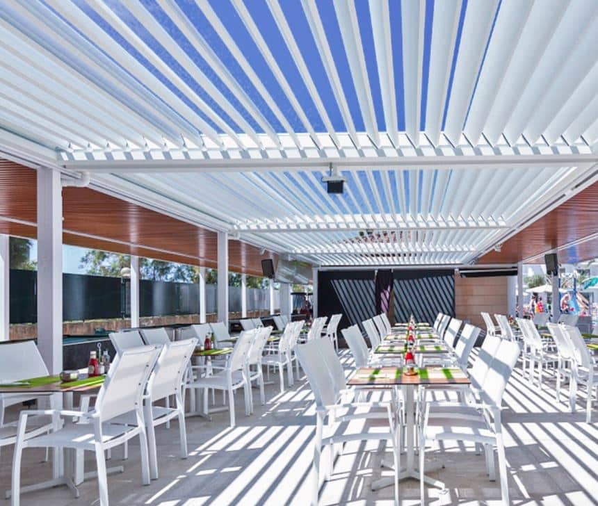 Pergola bioclimatique