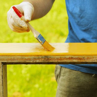 peindre un meuble en merisier sans poncer