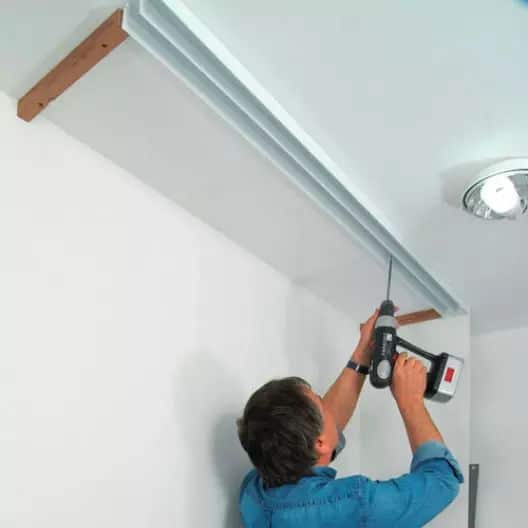 fixation rail placo plafond - IMG de garde