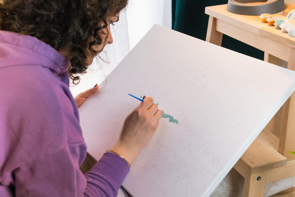 Le matériel de base pour peindre une toile à l'acrylique