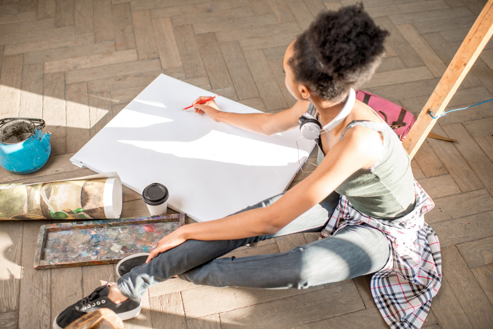 Par où commencer pour peindre une toile à l'acrylique